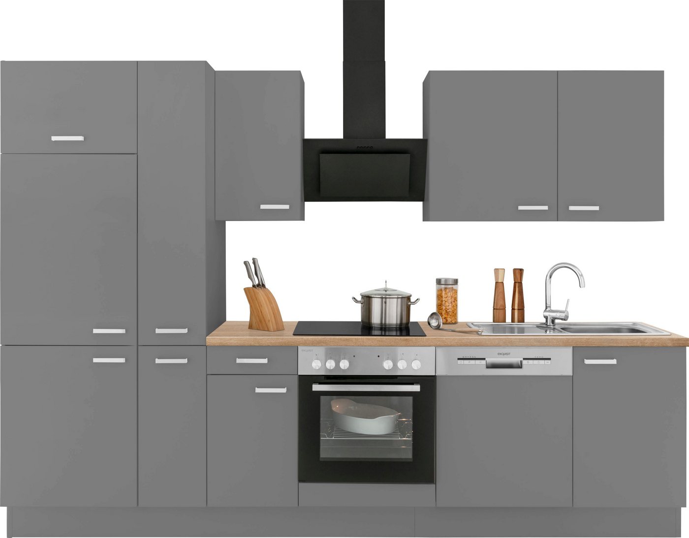OPTIFIT Küchenzeile Parma, mit E-Geräten, Breite 300 cm von OPTIFIT