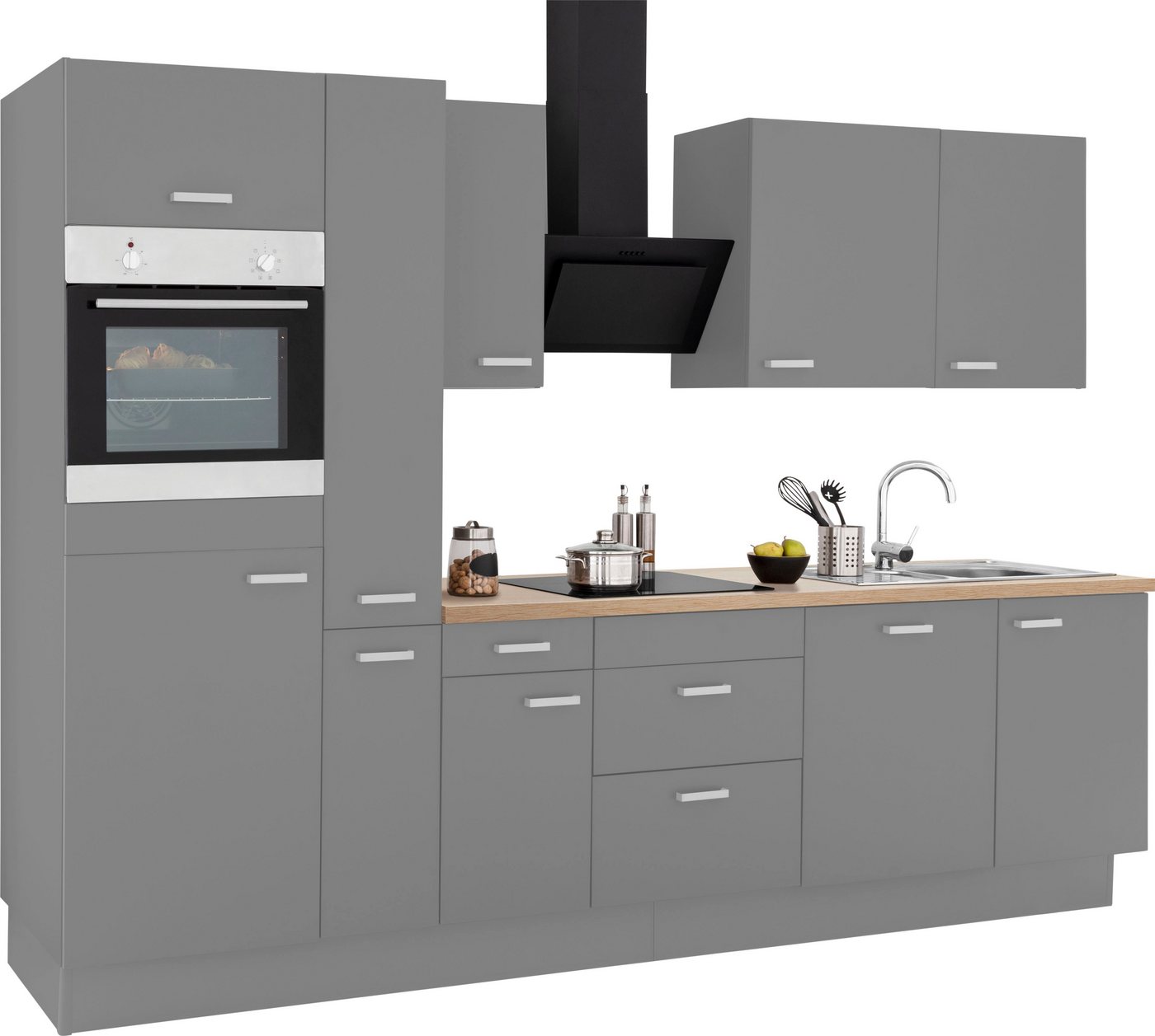 OPTIFIT Küchenzeile Parma, mit E-Geräten, Breite 300 cm von OPTIFIT