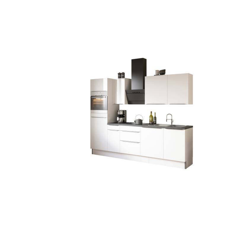 OPTIFIT Küchenzeile mit E-Geräten 'OPTIkoncept Arvid986' weiß 270 cm von OPTIFIT