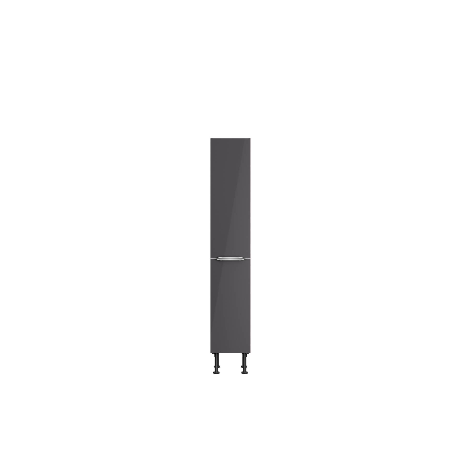 OPTIFIT Midischrank 'Optikomfort Linus984' anthrazit/eichefarben 30 x 176,6 x 58,4 cm von OPTIFIT