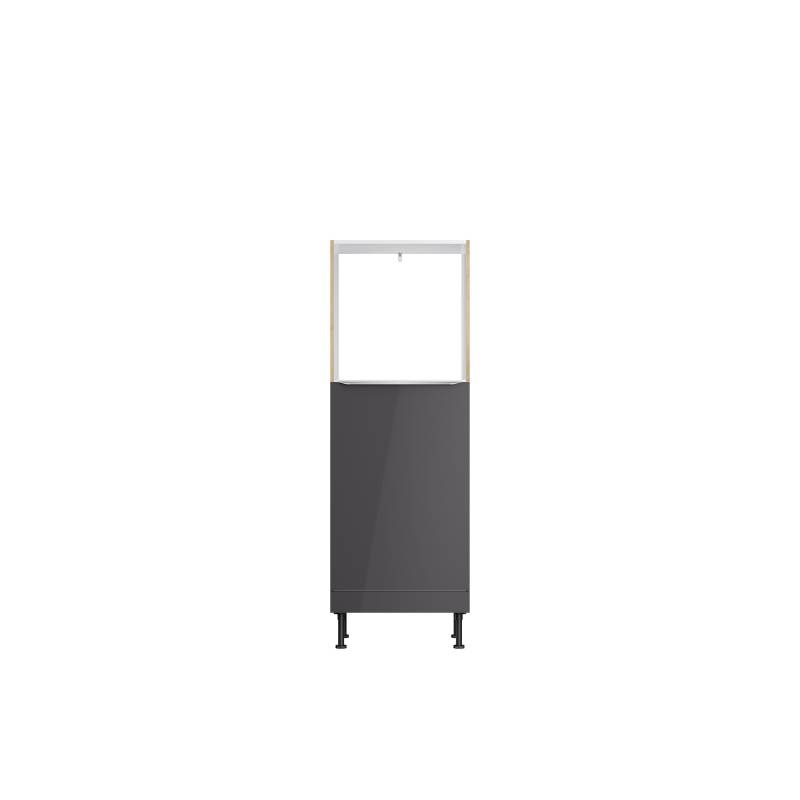 OPTIFIT Midischrank für Backofen und Kühlschrank 'Optikomfort Linus984' anthrazit/eichefarben 60 x 176,6 x 58,4 cm von OPTIFIT