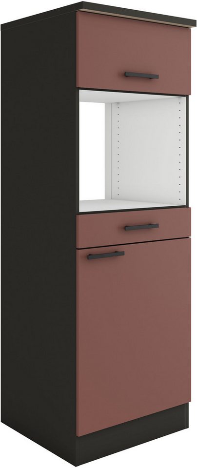 OPTIFIT Mikrowellenumbauschrank Palma Breite 60 cm, Nischenmaß für Mikrowelle B/T/H 56,7/55,5/44,8 cm von OPTIFIT