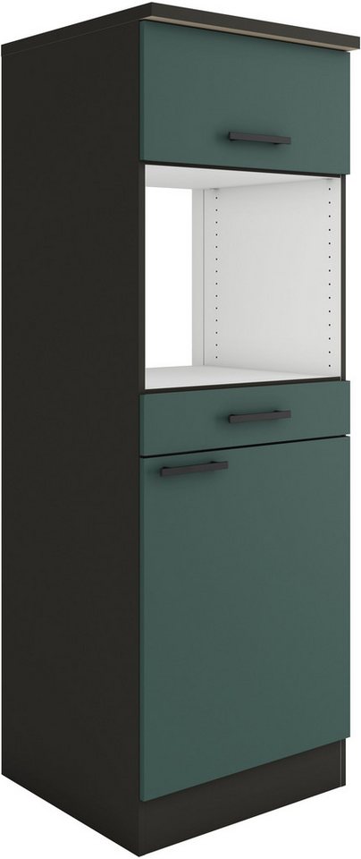 OPTIFIT Mikrowellenumbauschrank Palma Breite 60 cm, Nischenmaß für Mikrowelle B/T/H 56,7/55,5/44,8 cm von OPTIFIT