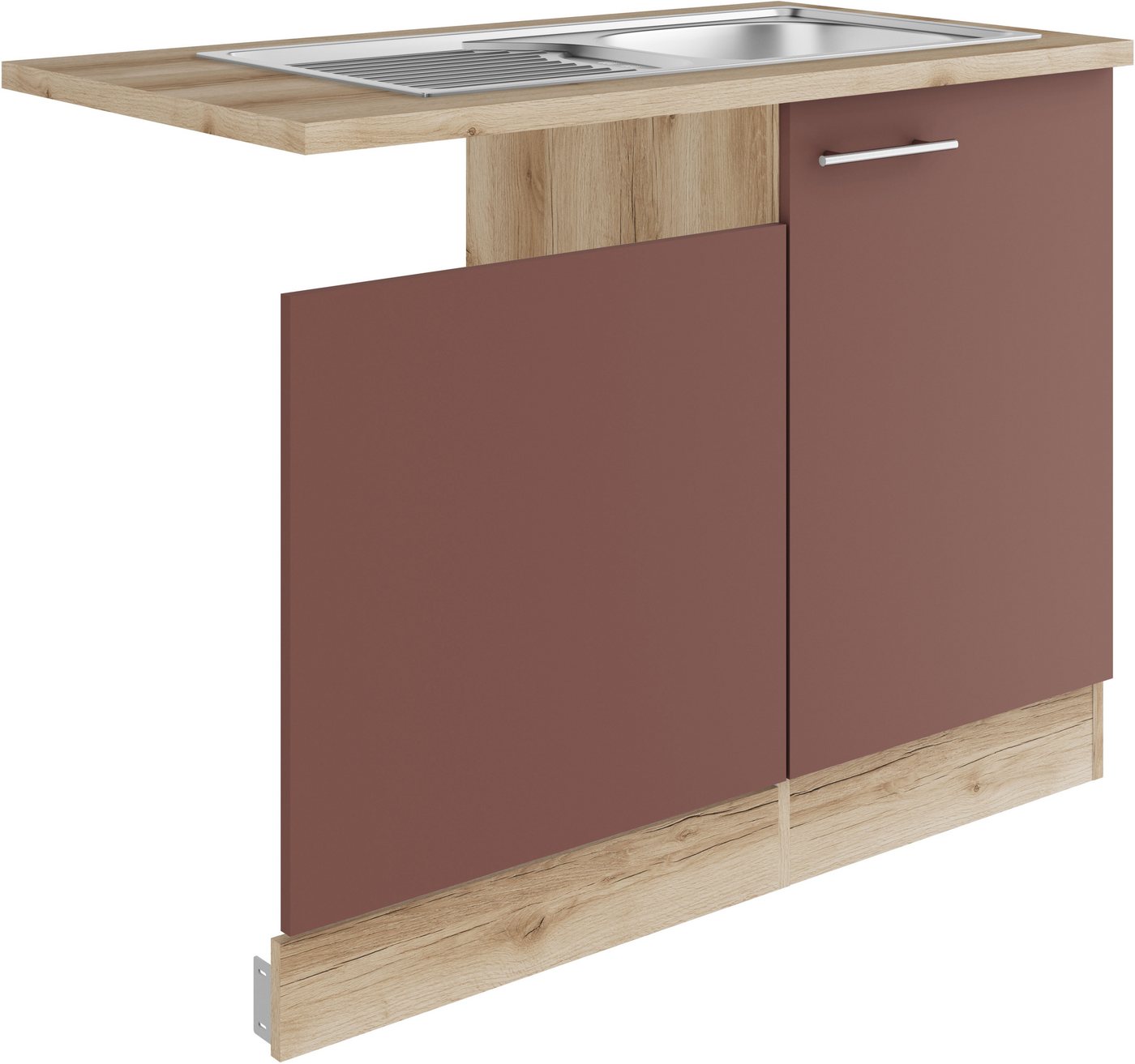 OPTIFIT Spülenschrank Bella Breite 110 cm, für teilintegrierten Geschirrspüler von OPTIFIT