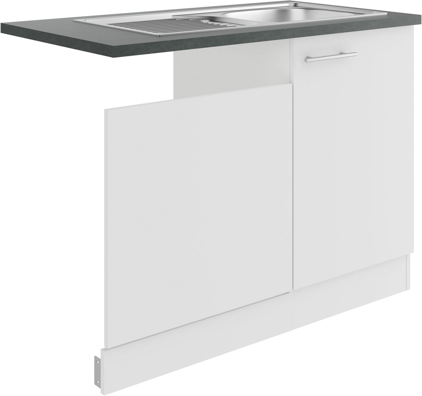 OPTIFIT Spülenschrank Bella Breite 110 cm, für teilintegrierten Geschirrspüler von OPTIFIT