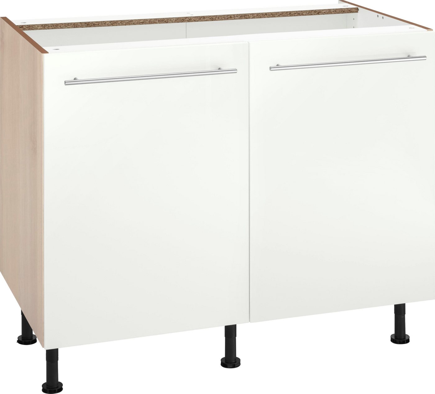 OPTIFIT Unterschrank Bern 100 cm breit, mit 2 Türen, mit höhenverstellbaren Füßen von OPTIFIT