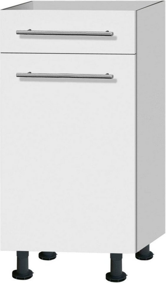 OPTIFIT Unterschrank Bern 40 cm breit, mit Tür und Schubkasten, mit höhenverstellbaren Füßen OPTIFIT Unterschrank Bern 40 cm breit, mit Tür und Schubkasten, mit höhenverstellbaren Füßen von OPTIFIT