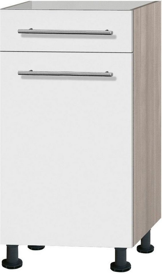 OPTIFIT Unterschrank Bern 40 cm breit, mit Tür und Schubkasten, mit höhenverstellbaren Füßen OPTIFIT Unterschrank Bern 40 cm breit, mit Tür und Schubkasten, mit höhenverstellbaren Füßen von OPTIFIT
