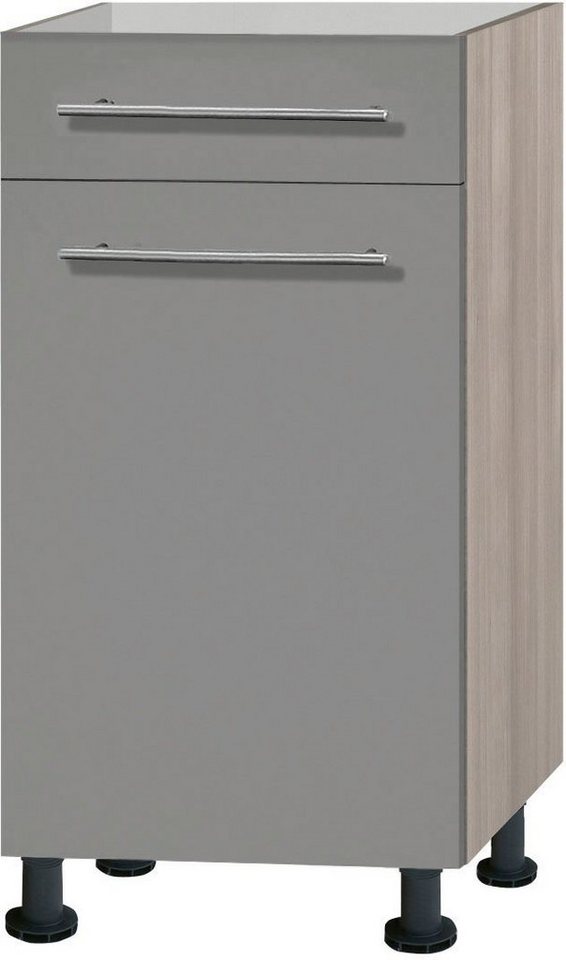OPTIFIT Unterschrank Bern 40 cm breit, mit Tür und Schubkasten, mit höhenverstellbaren Füßen OPTIFIT Unterschrank Bern 40 cm breit, mit Tür und Schubkasten, mit höhenverstellbaren Füßen von OPTIFIT