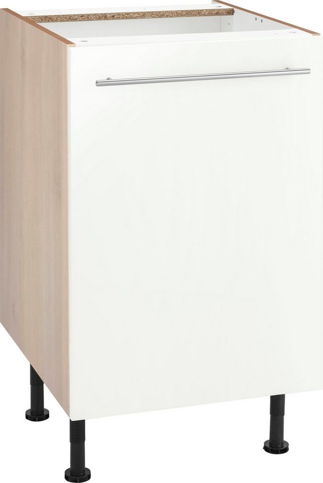 OPTIFIT Unterschrank Bern 50 cm breit, mit 1 Tür mit höhenverstellbaren Füßen, mit Metallgriff OPTIFIT Unterschrank Bern 50 cm breit, mit 1 Tür mit höhenverstellbaren Füßen, mit Metallgriff von OPTIFIT