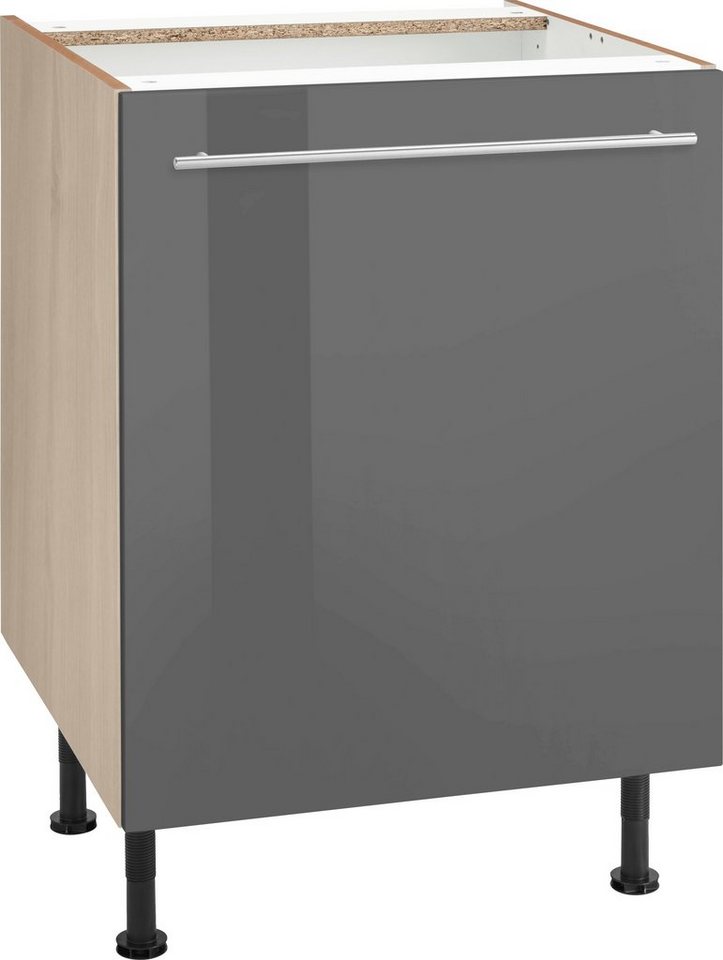 OPTIFIT Unterschrank Bern 60 cm breit, mit 1 Tür mit höhenverstellbaren Füßen, mit Metallgriff von OPTIFIT