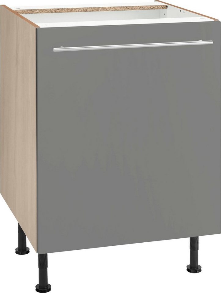OPTIFIT Unterschrank Bern 60 cm breit, mit 1 Tür mit höhenverstellbaren Füßen, mit Metallgriff OPTIFIT Unterschrank Bern 60 cm breit, mit 1 Tür mit höhenverstellbaren Füßen, mit Metallgriff von OPTIFIT