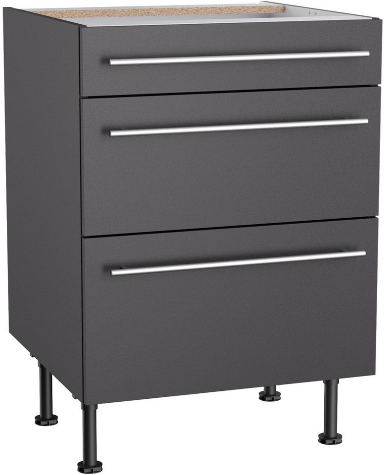 KOCHSTATION Unterschrank KS-Bern2 Breite 60 cm, 1 Schubkasten, 2 Auszüge KOCHSTATION Unterschrank KS-Bern2 Breite 60 cm, 1 Schubkasten, 2 Auszüge von KOCHSTATION