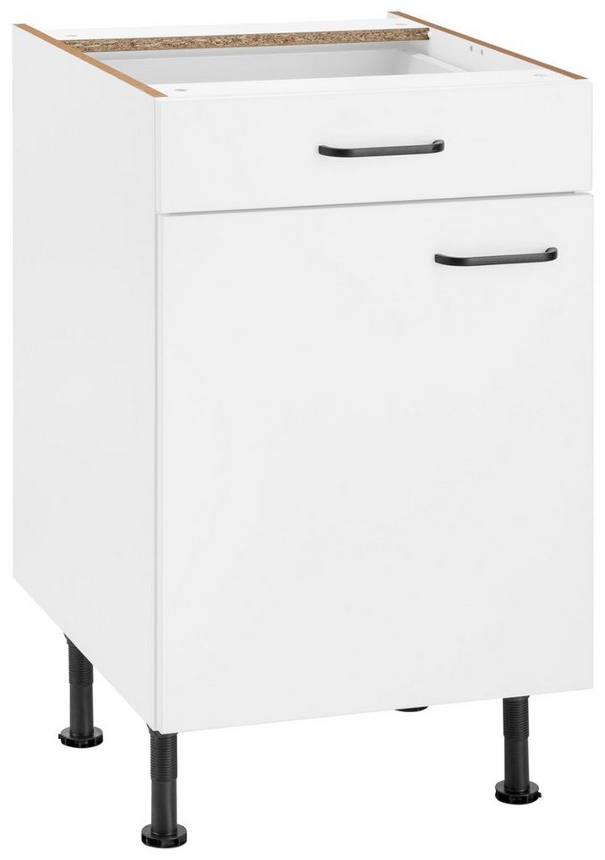 OPTIFIT Unterschrank Elga mit Soft-Close-Funktion, Vollauszug, Metallgriffen, Breite 50 cm von OPTIFIT