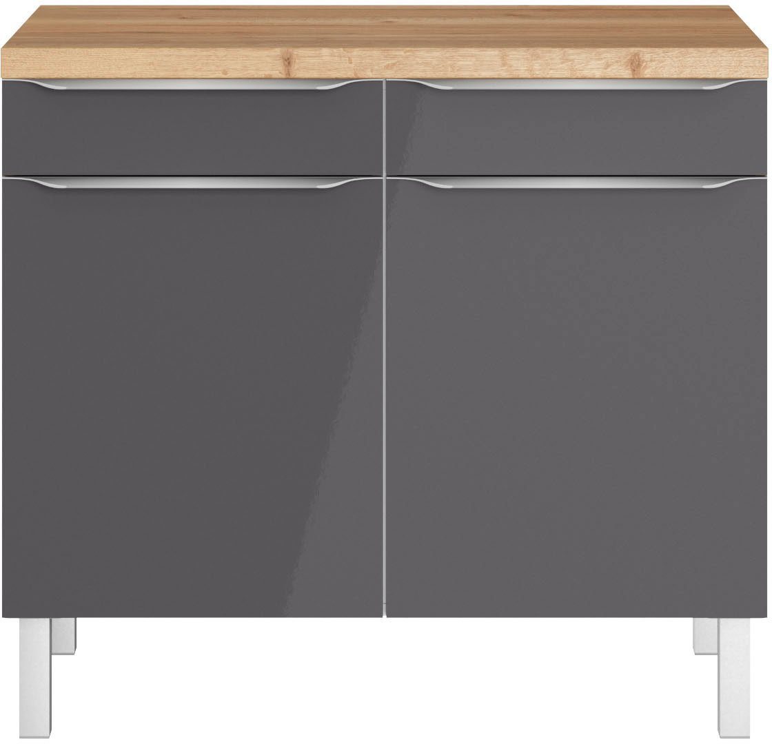 OPTIFIT Unterschrank Lilly2 Breite 100 cm, 2 Türen, 2 Einlegeböden OPTIFIT Unterschrank Lilly2 Breite 100 cm, 2 Türen, 2 Einlegeböden von OPTIFIT