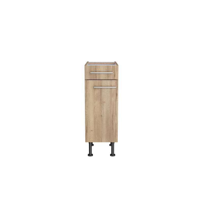 OPTIFIT Unterschrank 'Optikomfort Erik290' eichefarben 30 x 87 x 58,4 cm von OPTIFIT