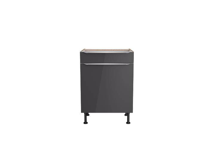 OPTIFIT Unterschrank 'Optikomfort Linus984' anthrazit/eichefarben 60 x 87 x 58,4 cm von OPTIFIT