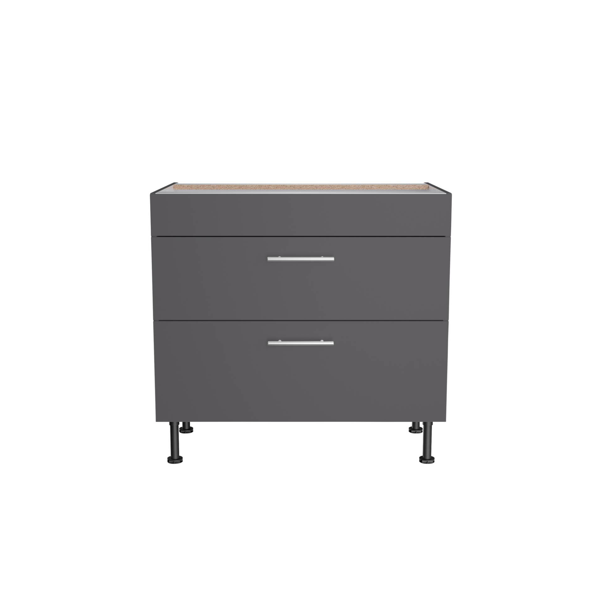 OPTIFIT Unterschrank für Kochfeld 'Optikomfort Ingvar420' anthrazit matt 90 x 87 x 58,4 cm von OPTIFIT