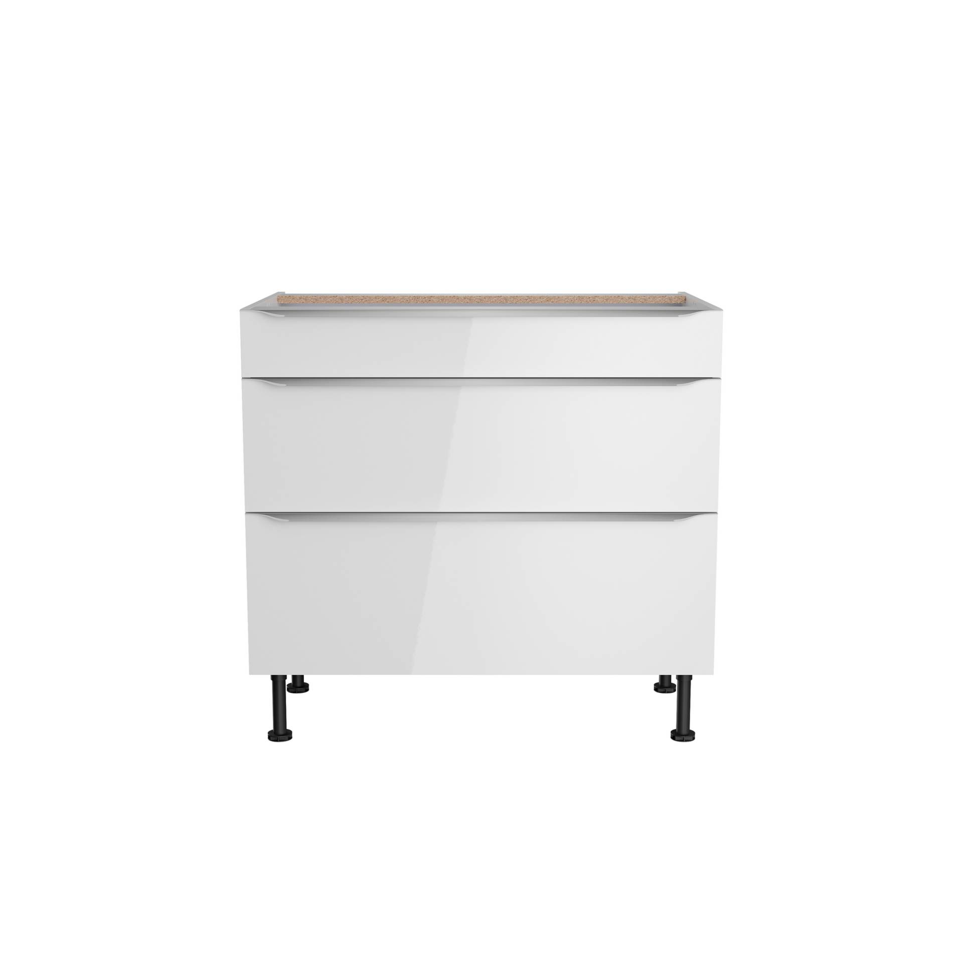 OPTIFIT Unterschrank mit 3 Auszügen 'Optikomfort Arvid986' weiß 90 x 87 x 58,4 cm OPTIFIT Unterschrank mit 3 Auszügen 'Optikomfort Arvid986' weiß 90 x 87 x 58,4 cm von OPTIFIT