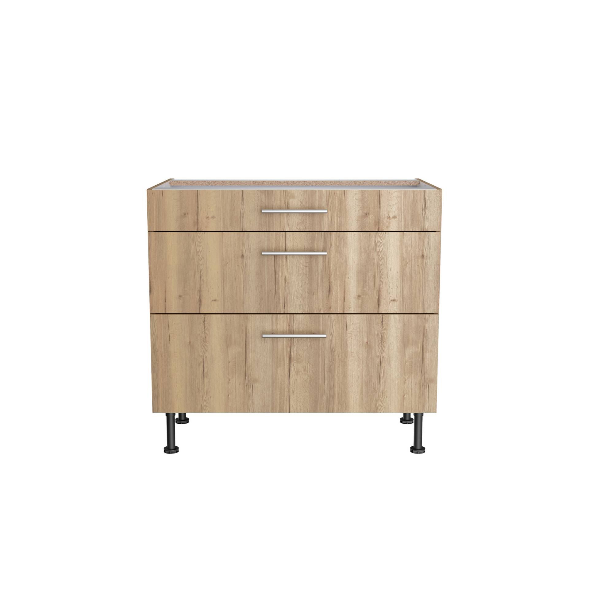 OPTIFIT Unterschrank mit 3 Auszügen 'Optikomfort Erik290' eichefarben 90 x 87 x 58,4 cm OPTIFIT Unterschrank mit 3 Auszügen 'Optikomfort Erik290' eichefarben 90 x 87 x 58,4 cm von OPTIFIT