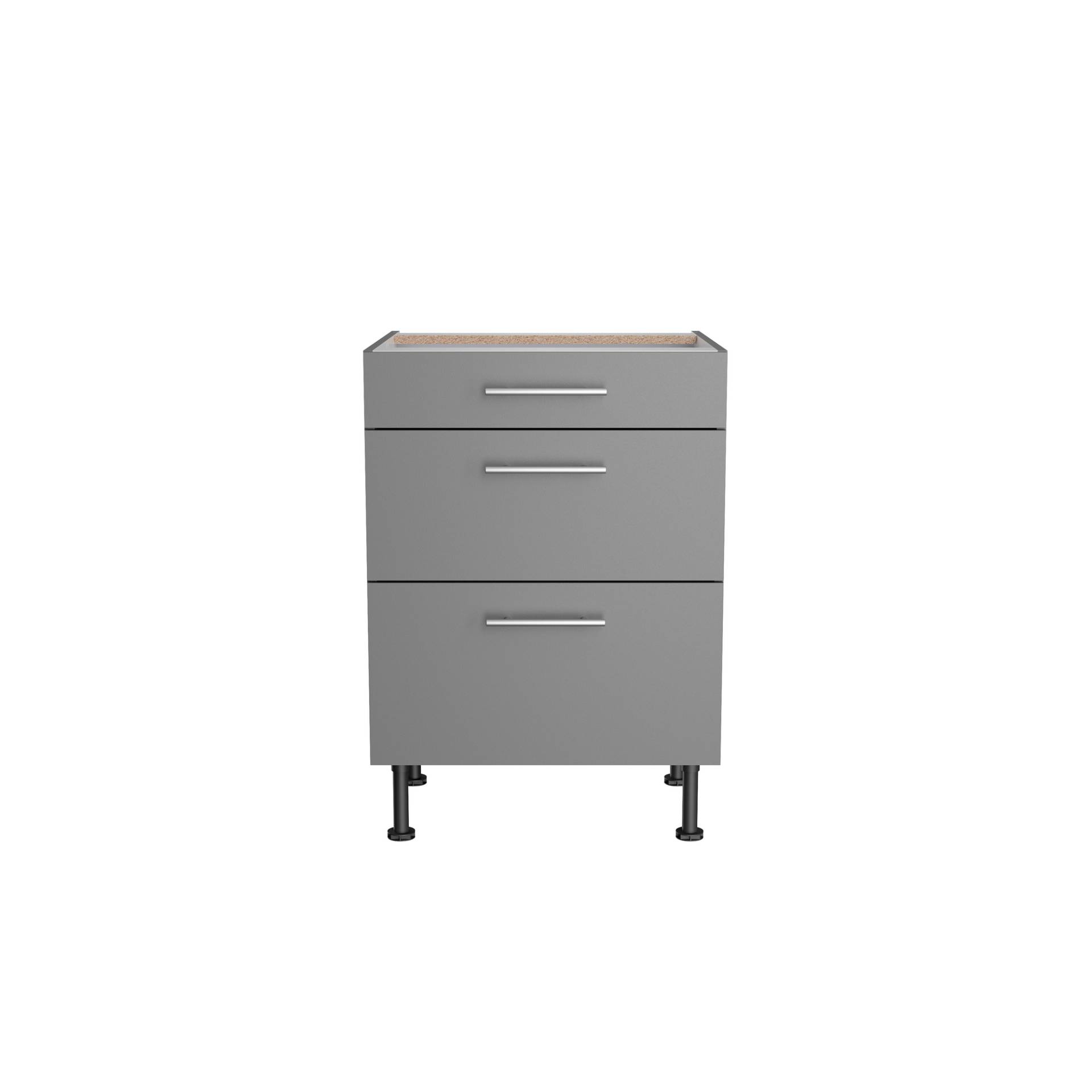 OPTIFIT Unterschrank mit 3 Auszügen 'OPTIkomfort Mats825' basaltgrau 60 x 87 x 58,4 cm OPTIFIT Unterschrank mit 3 Auszügen 'OPTIkomfort Mats825' basaltgrau 60 x 87 x 58,4 cm von OPTIFIT