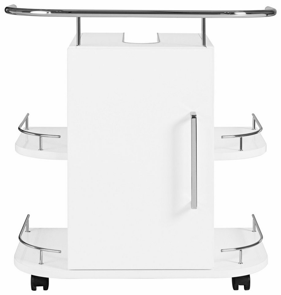 OPTIFIT Waschbeckenunterschrank Napoli mit Soft-Close-Funktion und Rollen, Breite 60 cm von OPTIFIT