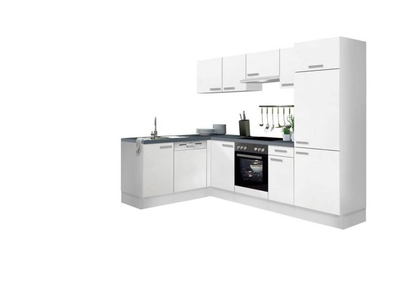 OPTIFIT Winkelküche Odense, mit E-Geräten, Stellbreite 275 x 175 cm, mit 28 mm Arbeitsplatte OPTIFIT Winkelküche Odense, mit E-Geräten, Stellbreite 275 x 175 cm, mit 28 mm Arbeitsplatte von OPTIFIT