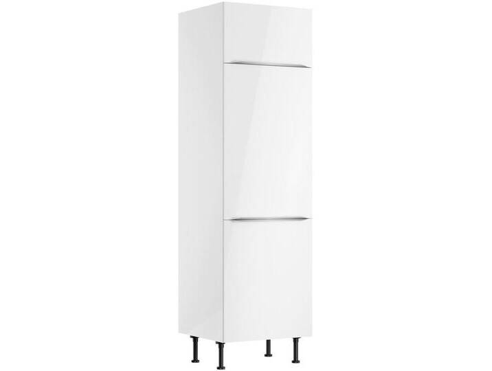 Optifit GERÄTEUMBAUSCHRANK, Weiß, Weiß Hochglanz, Metall, 1 Fächer, einzeln stellbar, 60x211.8x58.1 cm, Made in Germany, DIN EN ISO 14001, DIN EN ISO von OPTIFIT