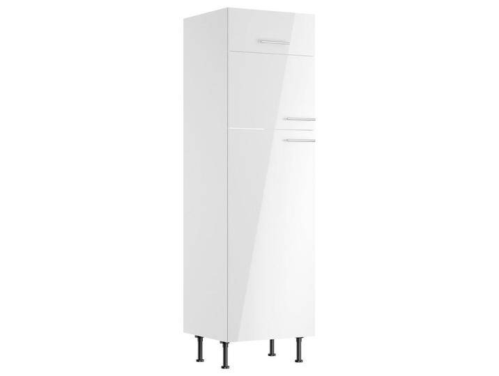 Optifit GERÄTEUMBAUSCHRANK, Weiß, Weiß Hochglanz, Metall, einzeln stellbar, 60x211.8x58.1 cm, Made in Germany, DIN EN ISO 14001, DIN EN ISO 50001, DIN von OPTIFIT