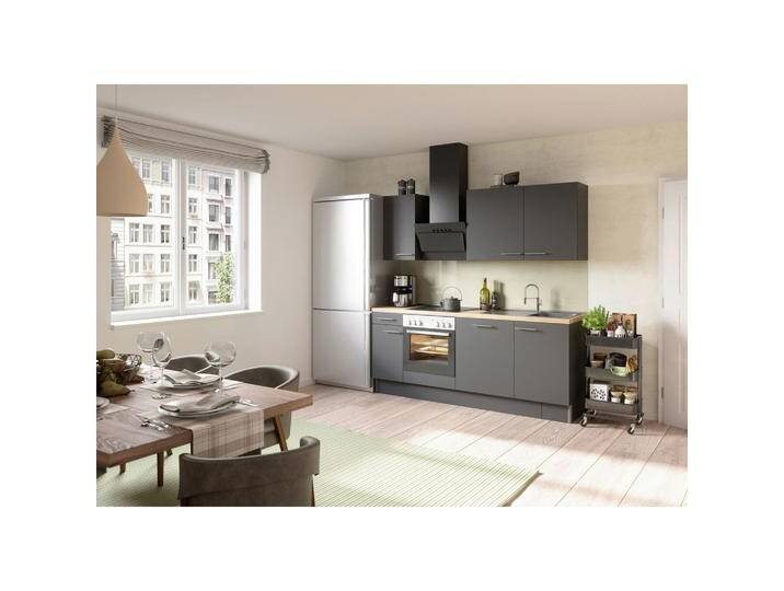 Optifit KÜCHENLEERBLOCK, Anthrazit, Metall, 1 Schubladen, seitenverkehrt montierbar, nur wie online abgebildet bestellbar, 210 cm, Made in Germany, von OPTIFIT