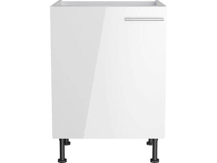 Spülenschrank OPTIFIT Klara , weiß (weiß lackiert, weiß), B:60cm H:87cm T:58,4cm, Spanplatte, Schränke, Breite 60 cm von OPTIFIT