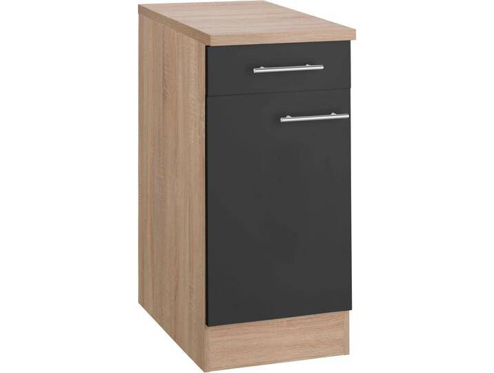 Unterschrank OPTIFIT Kalmar , grau (anthrazit), B:40cm H:85cm T:60cm, Schränke, Breite 40 cm von OPTIFIT