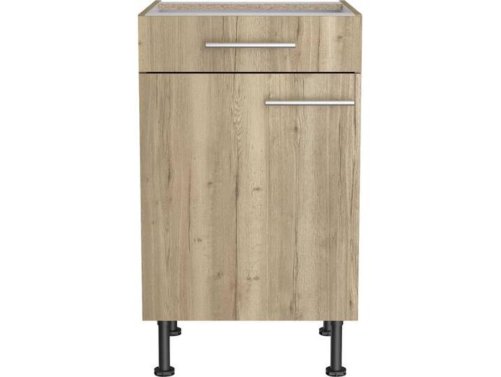 Unterschrank OPTIFIT Klara , braun (wildeiche), B:50cm H:87cm T:58,4cm, Spanplatte, Schränke, Breite 50 cm von OPTIFIT