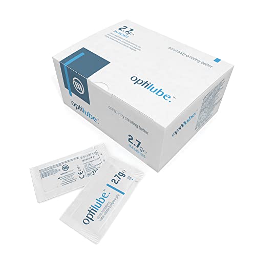 OptiLube Beutel - Steriles Gleitgel in Beuteln, wasserlöslich mit leicht aufreißbarer Verpackung (2,7g Beutel - Schachtel mit 144 Stück) von OPTILUBE
