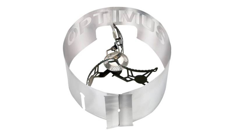 OPTIMUS Campinglöffel Optimus Windschutz für VEGA + POLARIS Gaskocher Aluminium flexibel von OPTIMUS