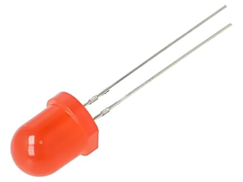 2X OSR5JS8134A LED 8mm rot blinkend 220-330mcd 60° 3-5V 20mA Front: gewölbt OPTO von OPTOSUPPLY