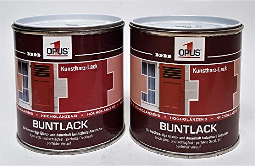 Opus1 Buntlack HOCHGLÄNZEND KUNSTHARZLACK Farbe Lack von OPUS 1