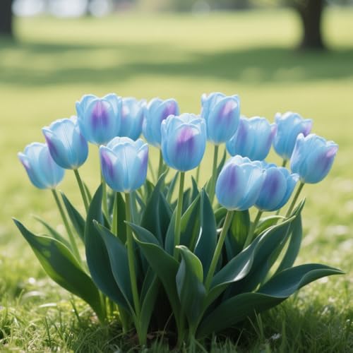 Darwin-Hybrid-Tulpen-Rhizome – winterharte Staude, geeignet für Gärten und Töpfe-10 Rhizome-B von OPVDJD