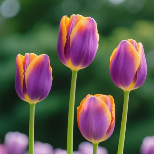 Darwin-Hybrid-Tulpen-Rhizome – winterharte Staude, geeignet für Gärten und Töpfe-15 Rhizome-A von OPVDJD