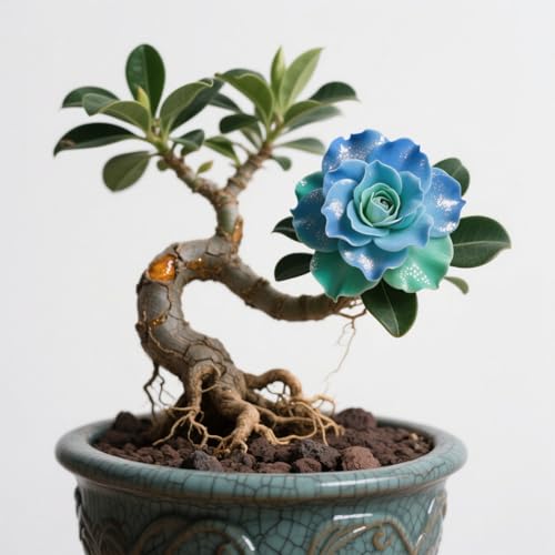 Lebende Wüstenrose/Adenium/Wüstenrose bonsai-Winterharte Mehrjährige/Trockenheitsresistent/sonnenbeständig-4 Rhizome-C Lebende Wüstenrose/Adenium/Wüstenrose bonsai-Winterharte Mehrjährige/Trockenheitsresistent/sonnenbeständig-4 Rhizome-C von OPVDJD