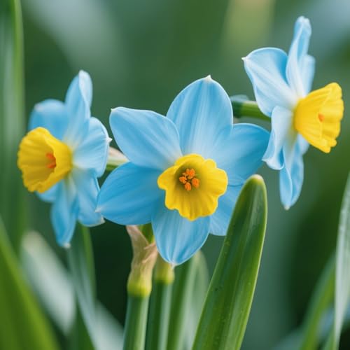 Narzissen Rhizome/Frische Narzissen-mehrjährig winterhart/Zimmer-/Balkon-/Schreibtisch-/Topfpflanze-8 Rhizome-G von OPVDJD