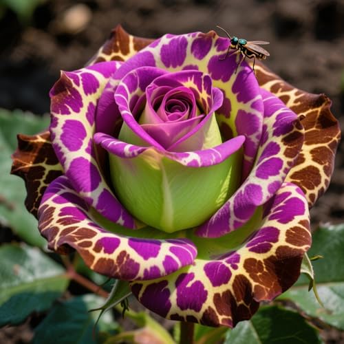 Rosenrhizom-mehrjährig winterhart/Schreibtisch/Heimdekoration/Sehr dekorativ/Pflegeleicht/Zimmer/Balkon-E-1 Rhizome von OPVDJD