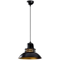 [NEUWERTIG] Opviq Hängeleuchte Pendelleuchte Lampe E27 Metall Schwarz Gold 34cm Austauschbar B-Ware von OPVIQ