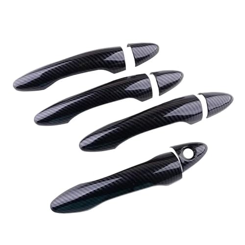 Auto Smart Türgriff Abdeckung Moulding Trim Außen Zubehör Für Kia Für Optima K5 2011-2015(Carbon Look) von OPYJRL