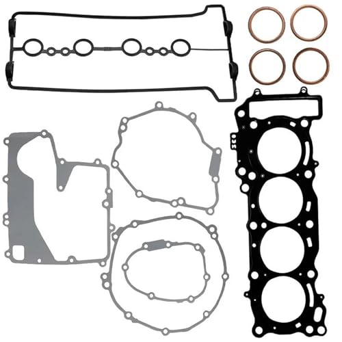 Motordichtung Motorrad Motor Zylinderkopf Kurbelgehäuse Abdeckung Dichtung Kit Für Y&amaha R6 YZFR6 YZF-R6 2006-2024 2022-2023(The kits) von OPYJRL