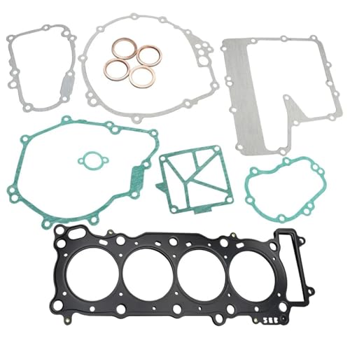 Motordichtung Motorrad Zylinderkopf Kurbelgehäuse Abdeckung Dichtung Für Y&amaha R6 YZFR6 YZF-R6 1999 2000 2001 2002(Complete set) von OPYJRL