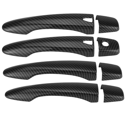 OPYJRL Auto Außentür Griff Form Abdeckung Trim Aufkleber Für Nissan Für Rogue Für X-Trail 2014-2017(Smart Carbon) von OPYJRL