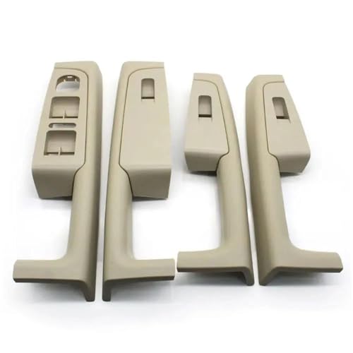 OPYJRL Auto Innen Türgriff Trim Pull Haltegriff Panel Griff Armlehne Rahmen Für Skoda Für Superb 2008-2013(4PCS Beige) von OPYJRL