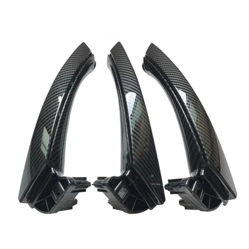 OPYJRL Auto-Innentür-Zuggriff-Abdeckungs-Ordnung Ersatz Für BMW 3er E90 E91 325 328i 2004-2012(LHD Fiber) von OPYJRL