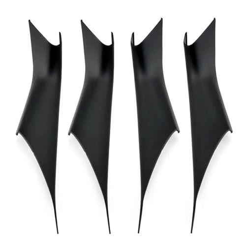 OPYJRL Auto-Innentür-Zuggriff-Panel-Abdeckungen Für BMW 5 Series G30 G38 2018-2023(Black-4PCS) von OPYJRL